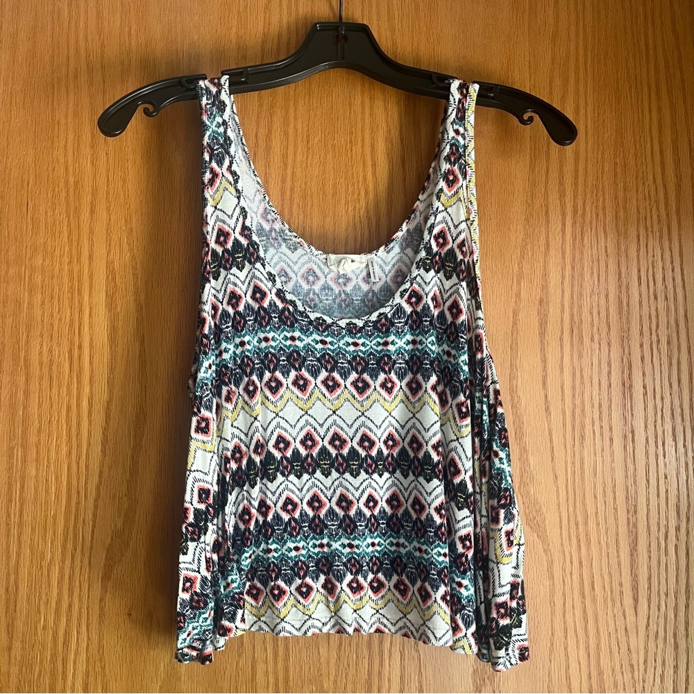 One Clothing tribal print flowy tank